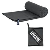 Maxbell Quick Drying Towel Fast Drying Travel Towel for Camping Outdoor Workout Dark Gray