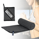 Maxbell Quick Drying Towel Fast Drying Travel Towel for Camping Outdoor Workout Dark Gray