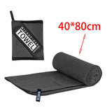 Maxbell Quick Drying Towel Fast Drying Travel Towel for Camping Outdoor Workout Dark Gray