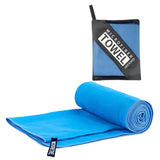 Maxbell Quick Drying Towel Fast Drying Travel Towel for Camping Outdoor Workout Sky Blue