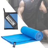 Maxbell Quick Drying Towel Fast Drying Travel Towel for Camping Outdoor Workout Sky Blue