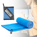 Maxbell Quick Drying Towel Fast Drying Travel Towel for Camping Outdoor Workout Sky Blue