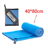 Maxbell Quick Drying Towel Fast Drying Travel Towel for Camping Outdoor Workout Sky Blue