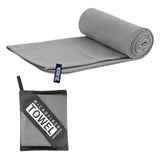 Maxbell Quick Drying Towel Fast Drying Travel Towel for Camping Outdoor Workout Gray