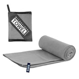 Maxbell Quick Drying Towel Fast Drying Travel Towel for Camping Outdoor Workout Gray