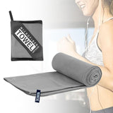 Maxbell Quick Drying Towel Fast Drying Travel Towel for Camping Outdoor Workout Gray