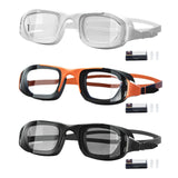 Maxbell Swimming Goggles Lightweight Clear Vision Anti Fog Professional Swim Eyewear orange and black