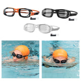 Maxbell Swimming Goggles Lightweight Clear Vision Anti Fog Professional Swim Eyewear orange and black