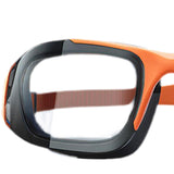 Maxbell Swimming Goggles Lightweight Clear Vision Anti Fog Professional Swim Eyewear orange and black