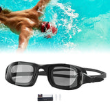 Maxbell Swimming Goggles Lightweight Clear Vision Anti Fog Professional Swim Eyewear black