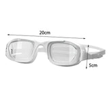 Maxbell Swimming Goggles Lightweight Clear Vision Anti Fog Professional Swim Eyewear white