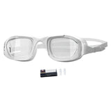 Maxbell Swimming Goggles Lightweight Clear Vision Anti Fog Professional Swim Eyewear white