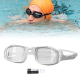 Maxbell Swimming Goggles Lightweight Clear Vision Anti Fog Professional Swim Eyewear white