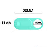 Maxbell 10Pcs Camera Cover Webcam Covers Thin Blocker Slide for Tesla Model Y/Model3 Green