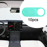 Maxbell 10Pcs Camera Cover Webcam Covers Thin Blocker Slide for Tesla Model Y/Model3 Green