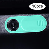 Maxbell 10Pcs Camera Cover Webcam Covers Thin Blocker Slide for Tesla Model Y/Model3 Green
