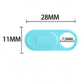 Maxbell 10Pcs Camera Cover Webcam Covers Thin Blocker Slide for Tesla Model Y/Model3 Blue
