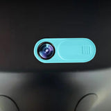 Maxbell 10Pcs Camera Cover Webcam Covers Thin Blocker Slide for Tesla Model Y/Model3 Blue