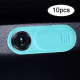 Maxbell 10Pcs Camera Cover Webcam Covers Thin Blocker Slide for Tesla Model Y/Model3 Blue