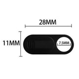 Maxbell 10Pcs Camera Cover Webcam Covers Thin Blocker Slide for Tesla Model Y/Model3 Black