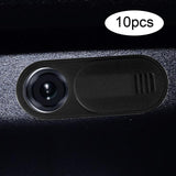 Maxbell 10Pcs Camera Cover Webcam Covers Thin Blocker Slide for Tesla Model Y/Model3 Black