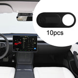Maxbell 10Pcs Camera Cover Webcam Covers Thin Blocker Slide for Tesla Model Y/Model3 Black