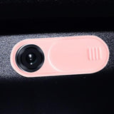 Maxbell 10Pcs Camera Cover Webcam Covers Thin Blocker Slide for Tesla Model Y/Model3 Pink
