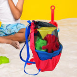 Maxbell Beach Mesh Bag Tote Storage Bag Beach Toy Bag for Shell Swimming Accessories