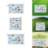 Maxbell Outdoor Picnic Blanket Multipurpose Tent Pad Beach Mat for Yard Grass Garden 145x100cm