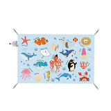 Maxbell Outdoor Picnic Blanket Multipurpose Tent Pad Beach Mat for Yard Grass Garden 145x100cm