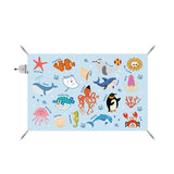 Maxbell Outdoor Picnic Blanket Multipurpose Tent Pad Beach Mat for Yard Grass Garden 145x100cm