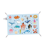 Maxbell Outdoor Picnic Blanket Multipurpose Tent Pad Beach Mat for Yard Grass Garden 145x100cm