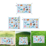 Maxbell Outdoor Picnic Blanket Multipurpose Tent Pad Beach Mat for Yard Grass Garden 145x100cm