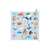 Maxbell Outdoor Picnic Blanket Multipurpose Tent Pad Beach Mat for Yard Grass Garden 220x210cm