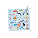 Maxbell Outdoor Picnic Blanket Multipurpose Tent Pad Beach Mat for Yard Grass Garden 220x210cm