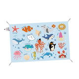 Maxbell Outdoor Picnic Blanket Multipurpose Tent Pad Beach Mat for Yard Grass Garden 210x145cm