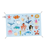 Maxbell Outdoor Picnic Blanket Multipurpose Tent Pad Beach Mat for Yard Grass Garden 210x145cm