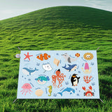 Maxbell Outdoor Picnic Blanket Multipurpose Tent Pad Beach Mat for Yard Grass Garden 210x145cm