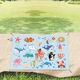 Maxbell Outdoor Picnic Blanket Multipurpose Tent Pad Beach Mat for Yard Grass Garden 210x145cm