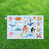 Maxbell Outdoor Picnic Blanket Multipurpose Tent Pad Beach Mat for Yard Grass Garden 210x145cm