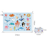 Maxbell Outdoor Picnic Blanket Multipurpose Tent Pad Beach Mat for Yard Grass Garden 210x145cm