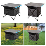 Maxbell Folding Camping Table with Carrying Bag Beach Table for Outdoor Backyard 30cmx35cmx40cm