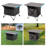 Maxbell Folding Camping Table with Carrying Bag Beach Table for Outdoor Backyard 30cmx35cmx40cm