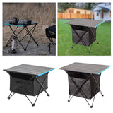 Maxbell Folding Camping Table with Carrying Bag Beach Table for Outdoor Backyard 30cmx35cmx40cm