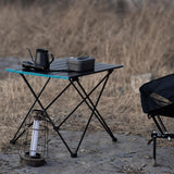 Maxbell Folding Camping Table with Carrying Bag Beach Table for Outdoor Backyard 56cmx40.5cmx46.5cm
