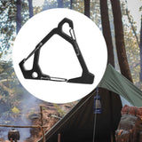 Maxbell Triangle Hanger Hook Portable Tent Light Hanger for Camping Outdoor Survival Black