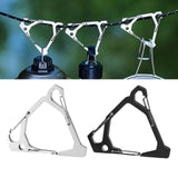 Maxbell Triangle Hanger Hook Portable Tent Light Hanger for Camping Outdoor Survival Black