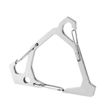 Maxbell Triangle Hanger Hook Portable Tent Light Hanger for Camping Outdoor Survival Argent