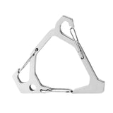 Maxbell Triangle Hanger Hook Portable Tent Light Hanger for Camping Outdoor Survival Argent