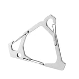 Maxbell Triangle Hanger Hook Portable Tent Light Hanger for Camping Outdoor Survival Argent